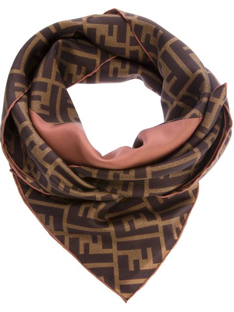 fendi silk scarf women's|fendi vintage scarf.